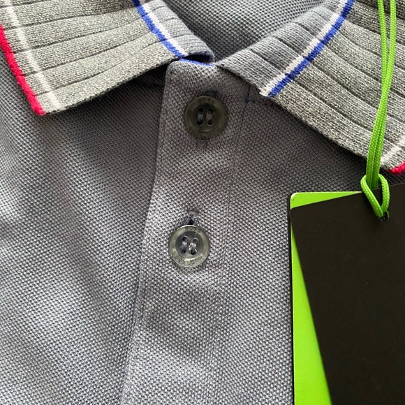 Huggo Boss pima cotton polo shirt/ large/ regular fit/ Authentic/ boss logo - Picture 5 of 9